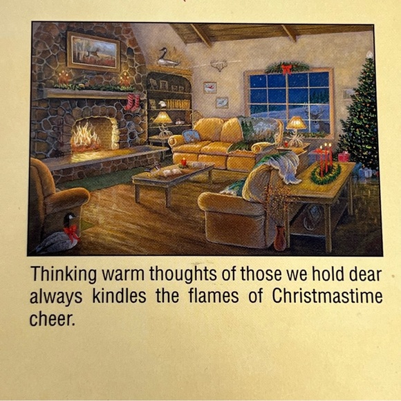 Christmas Folded Cards set of 20 w/envelopes Home & Hearth Leanin’ Tree - Picture 9 of 15